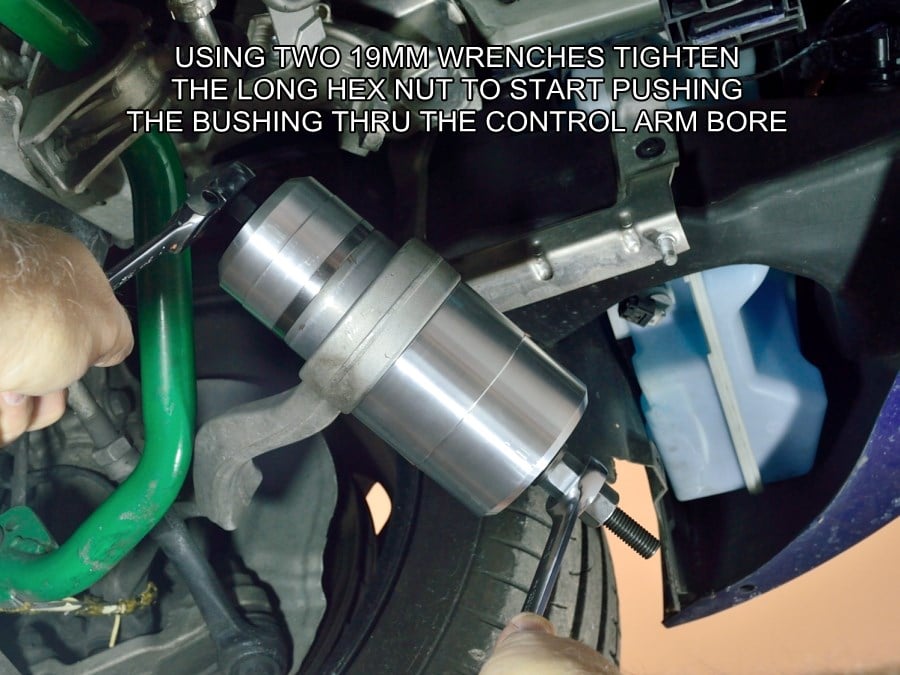 GAS BMW On Vehicle Control Arm Bushing Removal Tool