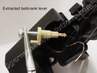 Bellcrank removed